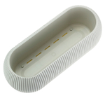 Кашпо ПИКАНТО овальное 280*115*90мм 1,3 л с пристегнутым поддоном