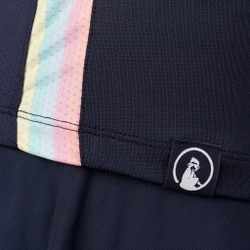 Женская теннисная майка Quiet Please Rainbow Set Racerback Tank Top Women - Dark Blue, Multicoloured