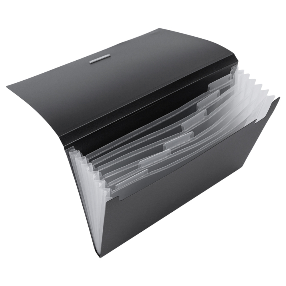 Папка-портфель DELI, на резинке 7 отделений, ассорти