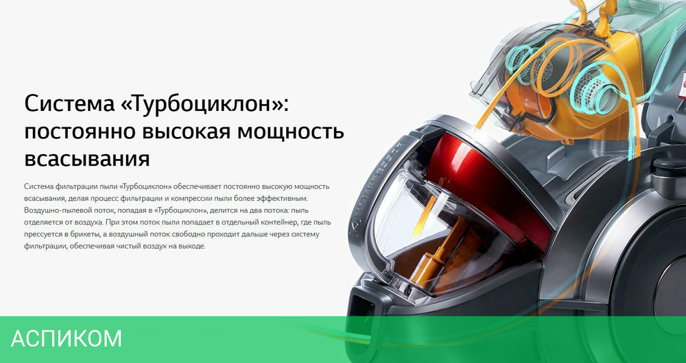 Пылесос LG VK89689HU