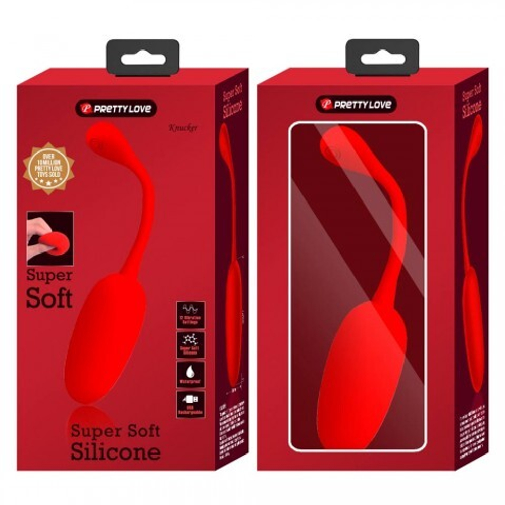 Виброяйцо Knucker, красное