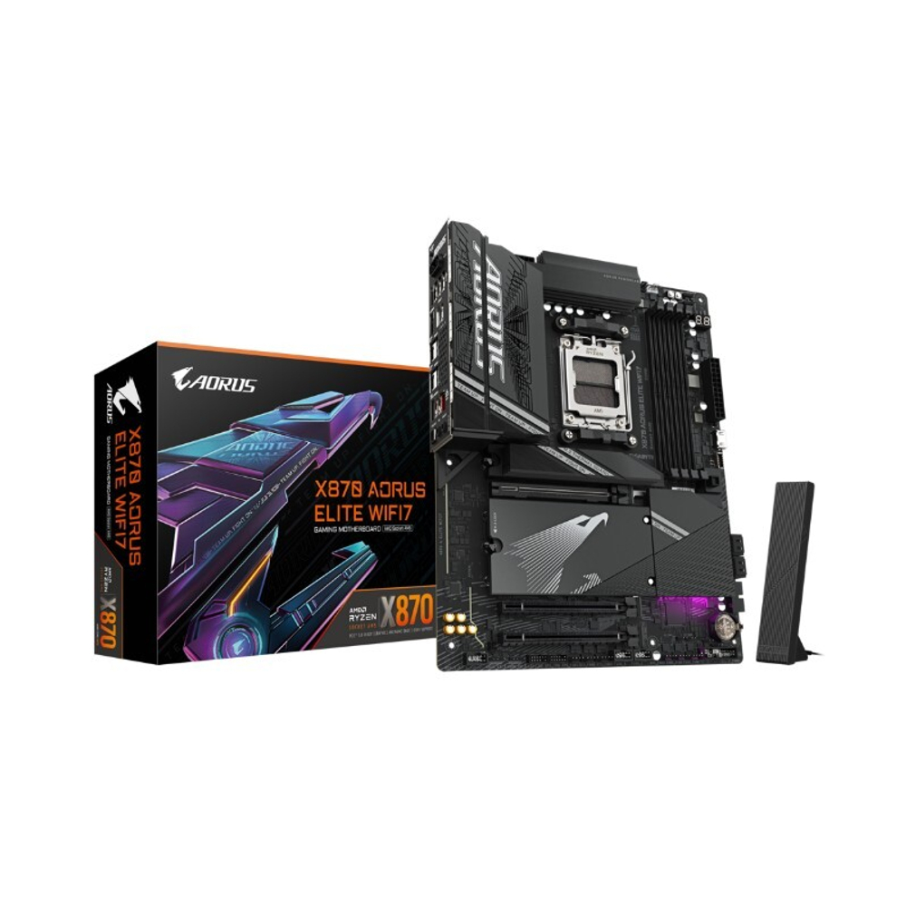 Материнская плата GIGABYTE X870 AORUS ELITE WIFI7, AM5, DDR5, ATX