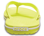 Шлепанцы Crocs Crocband Flip Tennis Ball Green/White