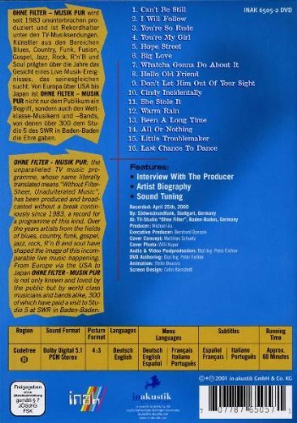 Ian McLagan / In Concert - Ohne Filter (DVD)
