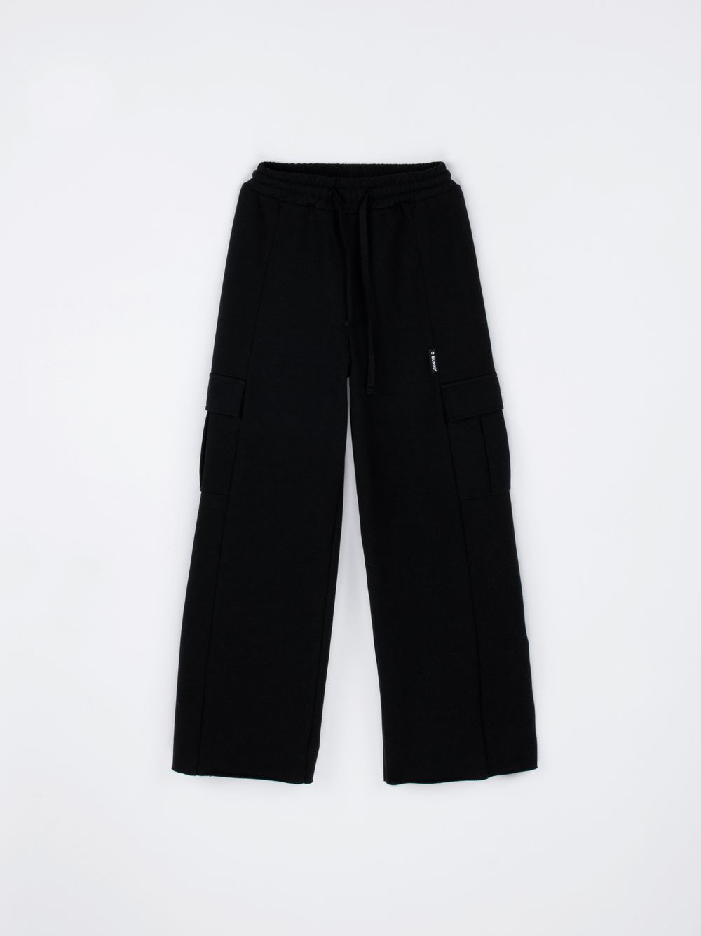 Брюки карго облегченные "УГОЛЬ" подростковые