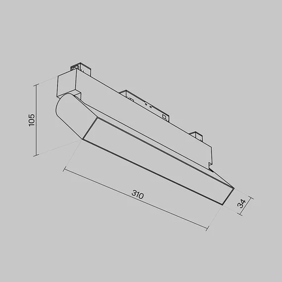 Трековый светильник Базис / Basis S35 4000K 20Вт 120° Technical tr013-2-20w4k-w