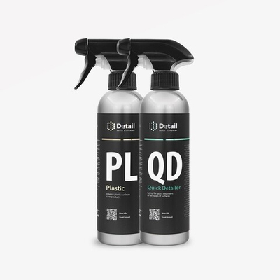 Detail Набор для салона PL Plastic + QD "Quick Detailer" 500 мл