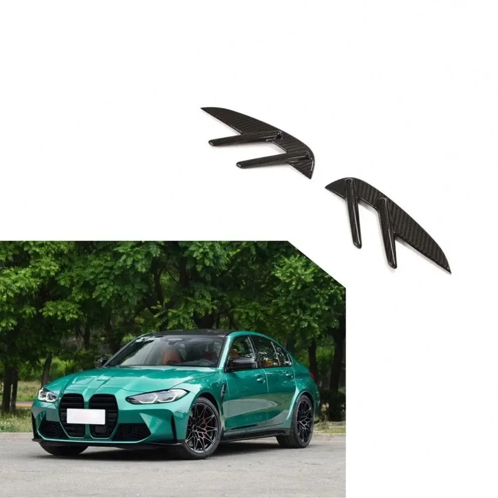 Карбоновые накладки на передние крылья жабры для BMW G80 M3 / G82 M4 2020+ БМВ