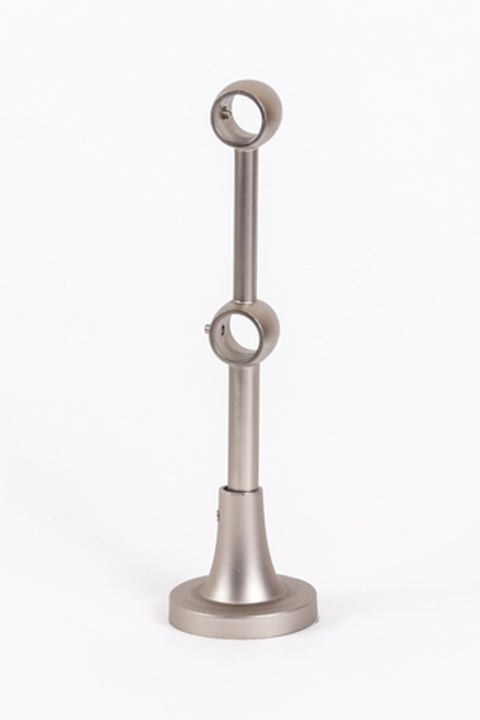 Держатель двухрядный 16 мм сатин