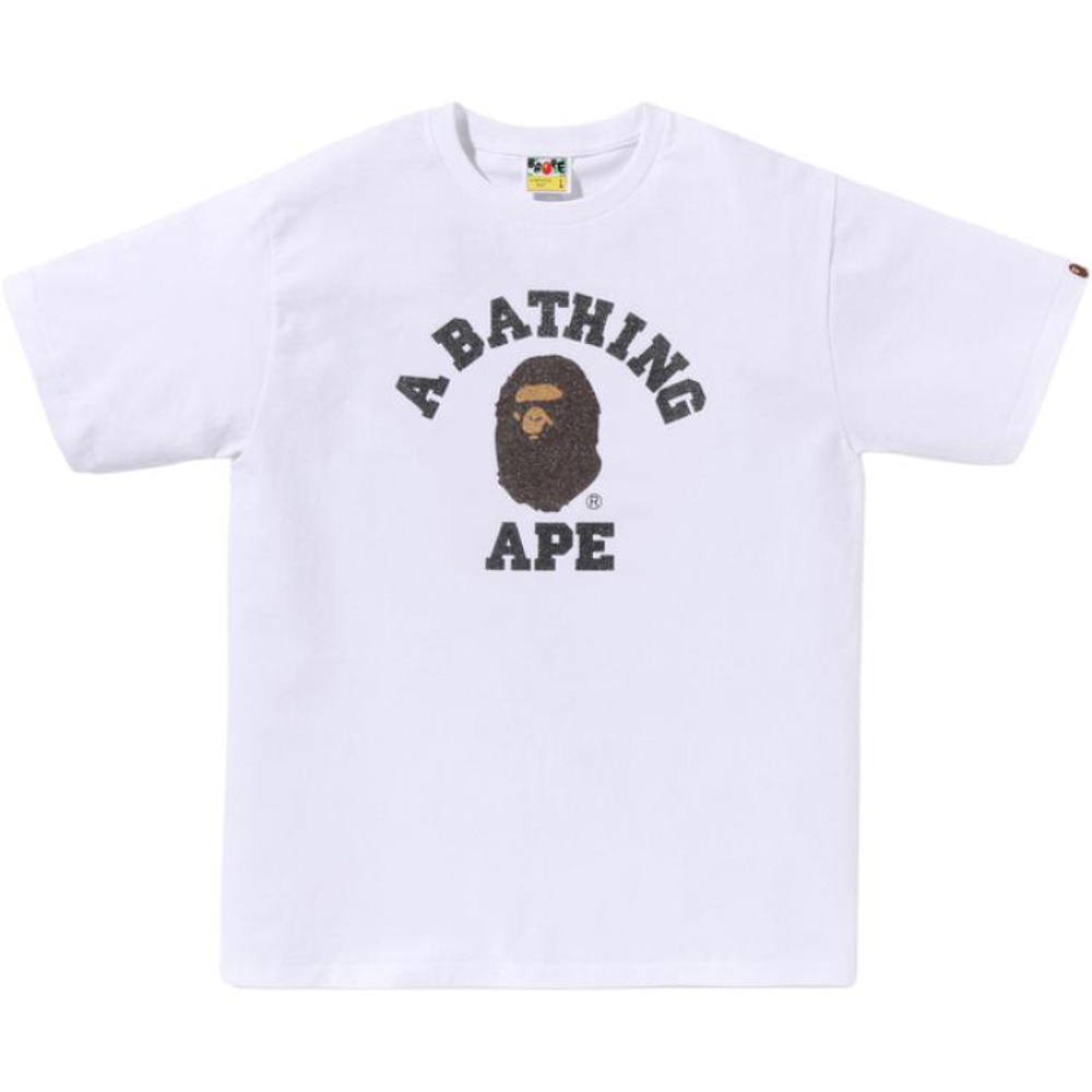 A Bathing Ape Bathing Ape Футболка Cotton Regular Straight Fit Summer 0zxtem00510xq белый