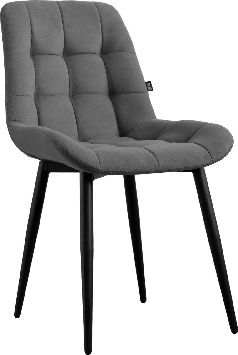 Стул «Президент NEW» графит софт — стильный мягкий стул