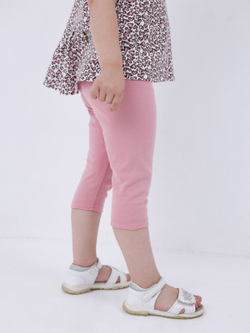 Бриджи для девочки, модель №1, рост 104 см, пудровые