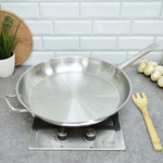 Сковорода 40см Общепит без крышки корпус 0,8мм индукция ТРС 3,5мм