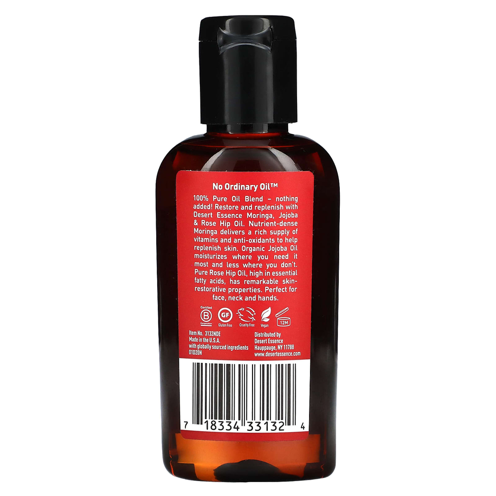 Desert Essence, масло моринги, жожоба и шиповника, 60 мл (2 жидк. унции)