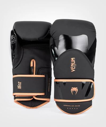 Перчатки боксерские Venum Challenger 4.0 Black/Bronze