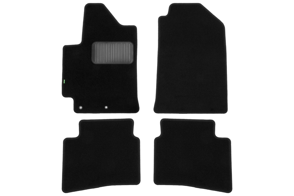 Коврики в салон для KIA RIO X-line, 2017-2020, 2020-, хэтчбек, 4 шт. (текстиль) KLEVER02255801210KH