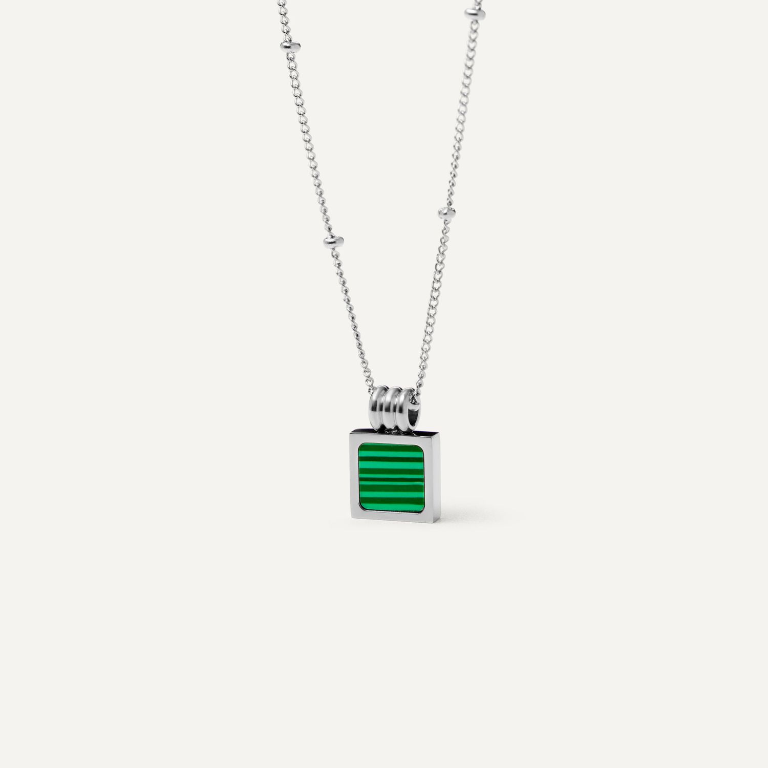 Колье Malachite Cube Necklace