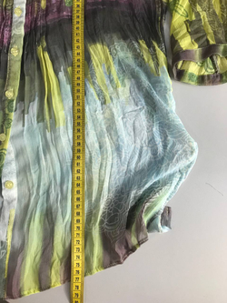 Блузка для летних образов, маркировка 40, визуально на 48 размер