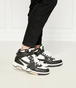 Кожаные кроссовки OFF-WHITE - черный(OMIA259C 99LEA001)