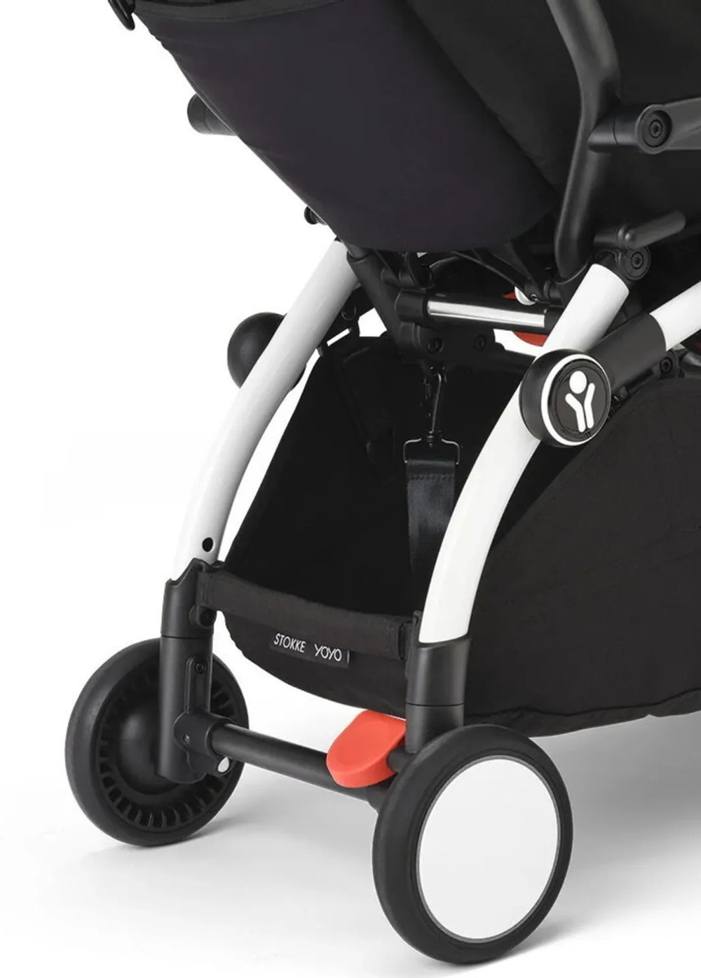 Коляска для новорожденных Stokke YOYO3 Newborn Shell 0+ рама белая White Toffee