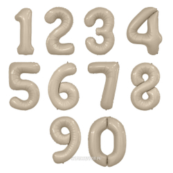 Шар "Цифра" бежевая