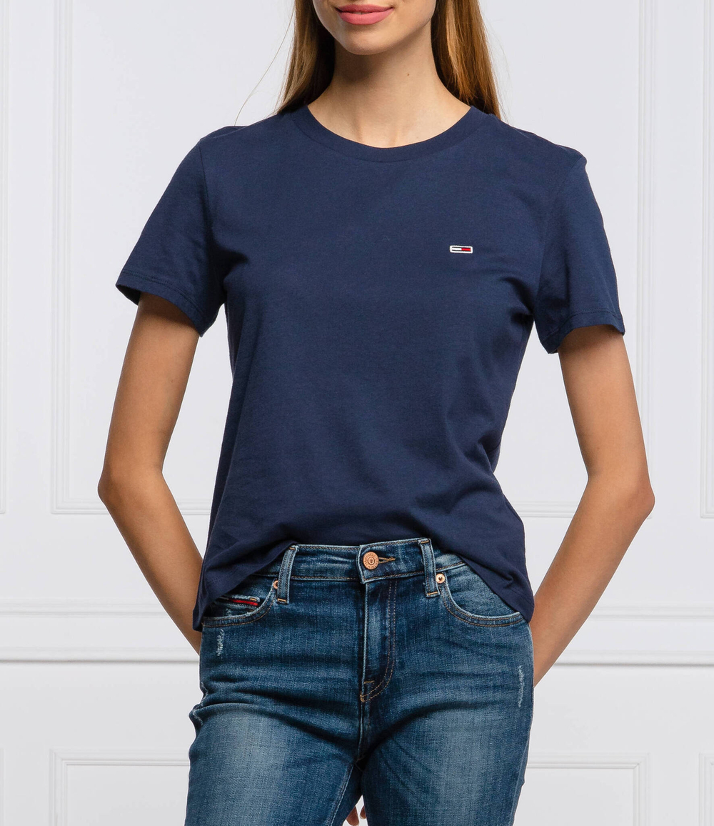 футболка Tommy Jeans - темно-синий(DW0DW09198)