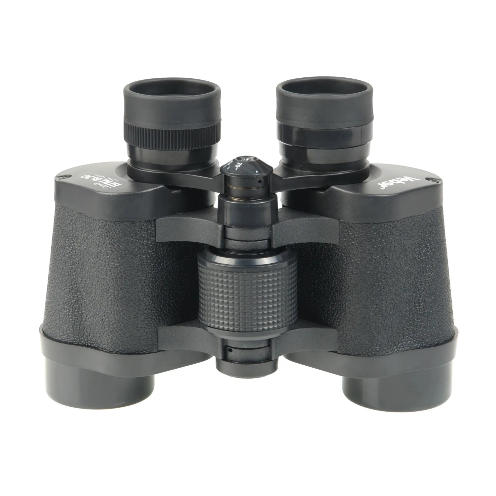 Бинокль Veber Classic БПЦ 8х30 VL - фронтальный вид, чёрный цвет