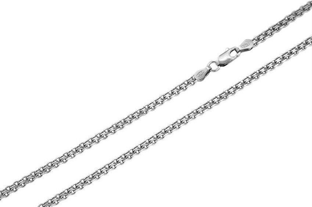 2922R050L55 Цепь бисмарк машинный 2 ряда с алмазной огранкой 2 грани С-50 Д-55 ())