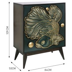 Комод Плава Лагуна с 3 ящиками