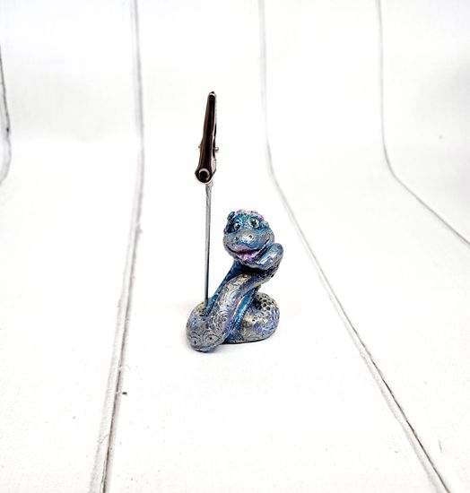 Держатель "Змейка", синяя