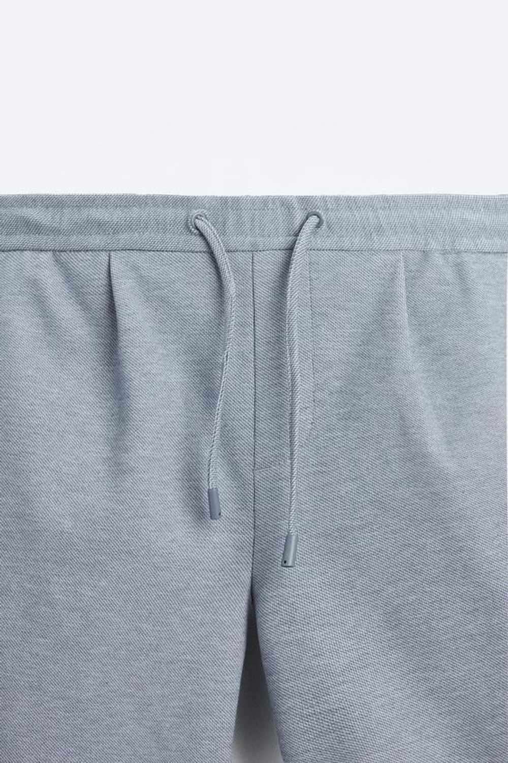 ZARA ШОРТЫ КОМФОРТНОЙ ПОСАДКИ, СИНИЙ С МЕЛАНЖЕВЫМ ЭФФЕКТОМ