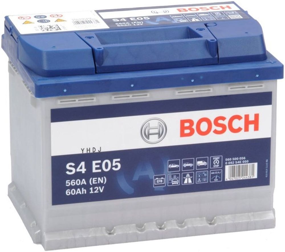 BOSCH S4 EFB 6CT- 60 аккумулятор