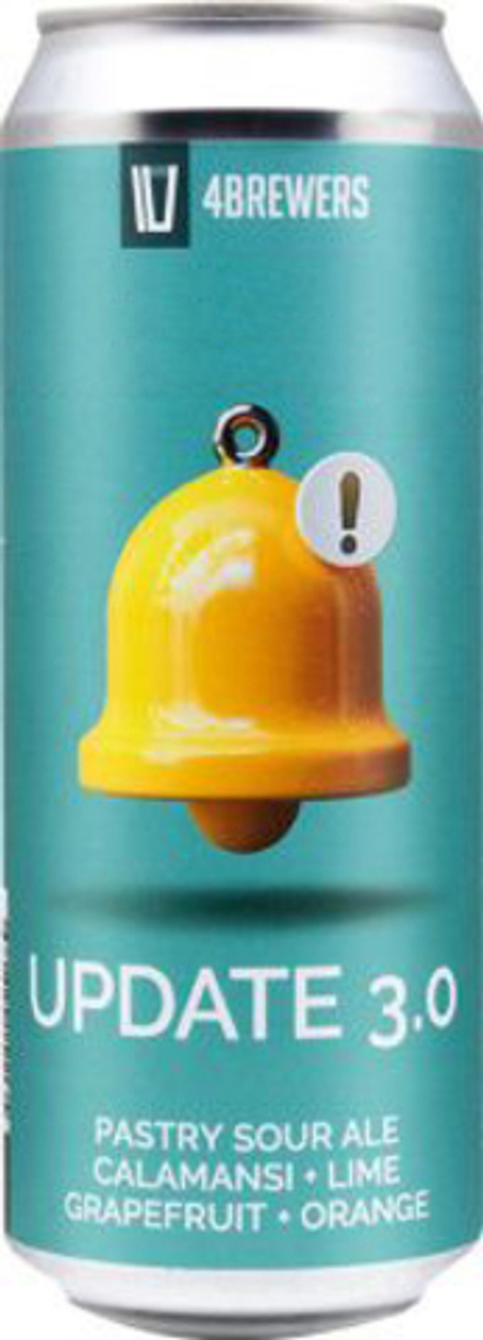 Пиво Четыре Пивовара Апдейт 3 Каламанси, Лайм, Грейпфрут, Орандж / 4 Brewers Update 3 [Calamansi + Lime + Grapefruit + Orange] 0.45 - банка