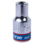 Головка торцевая TORX Е-стандарт 1/4&quot;, E6 KING TONY 237506M