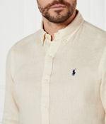 Льняная рубашка POLO RALPH LAUREN - кремовый(710968915)