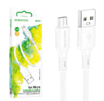 Кабель USB - Micro BOROFONE BX80 (белый) 1м