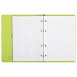 Тетрадь на кольцах А5 160х212 мм, 120 листов, картон, выборочный лак, клетка, BRAUBERG, "Капибары", 404731