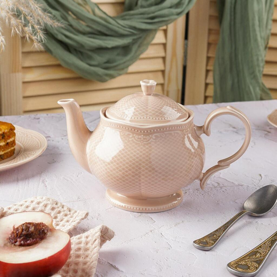 Чайник 600 мл d 12,4 см h9,5 см Aristocrat Peach Tea Noble [1]