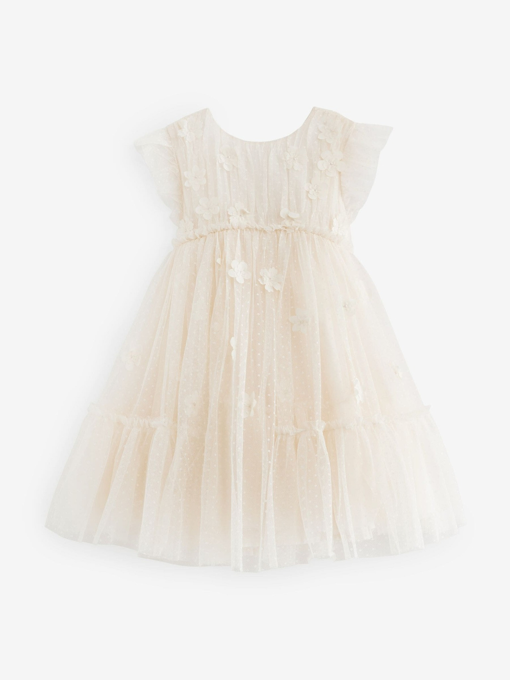 Платье для девочки Next N31-946, Молочный
