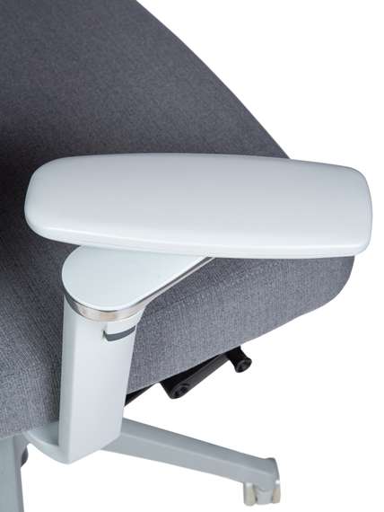 Кресло офисное Норден / Алтай / Altai  / серый пластик / серая сетка / серая ткань