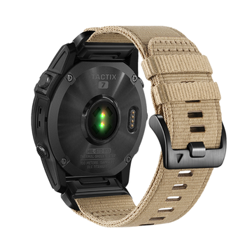 Ремешок QuickFit 26 мм для Garmin (циферблат 51мм) нейлоновый тактический (Койот)