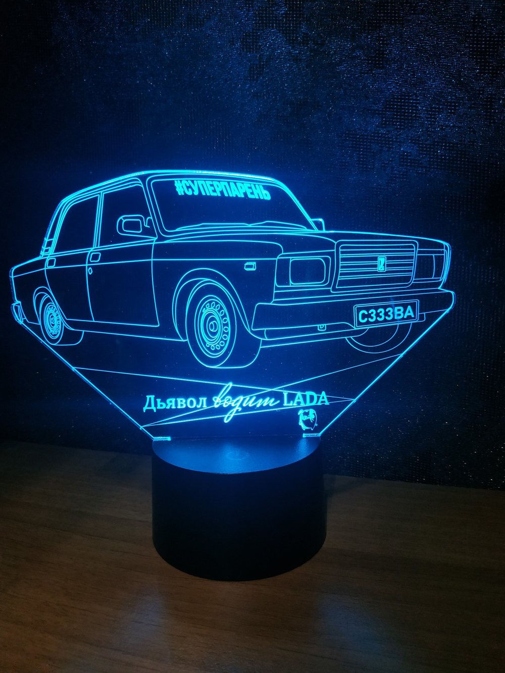 Светильник "Автомобиль Ваз 2107" (Lada)