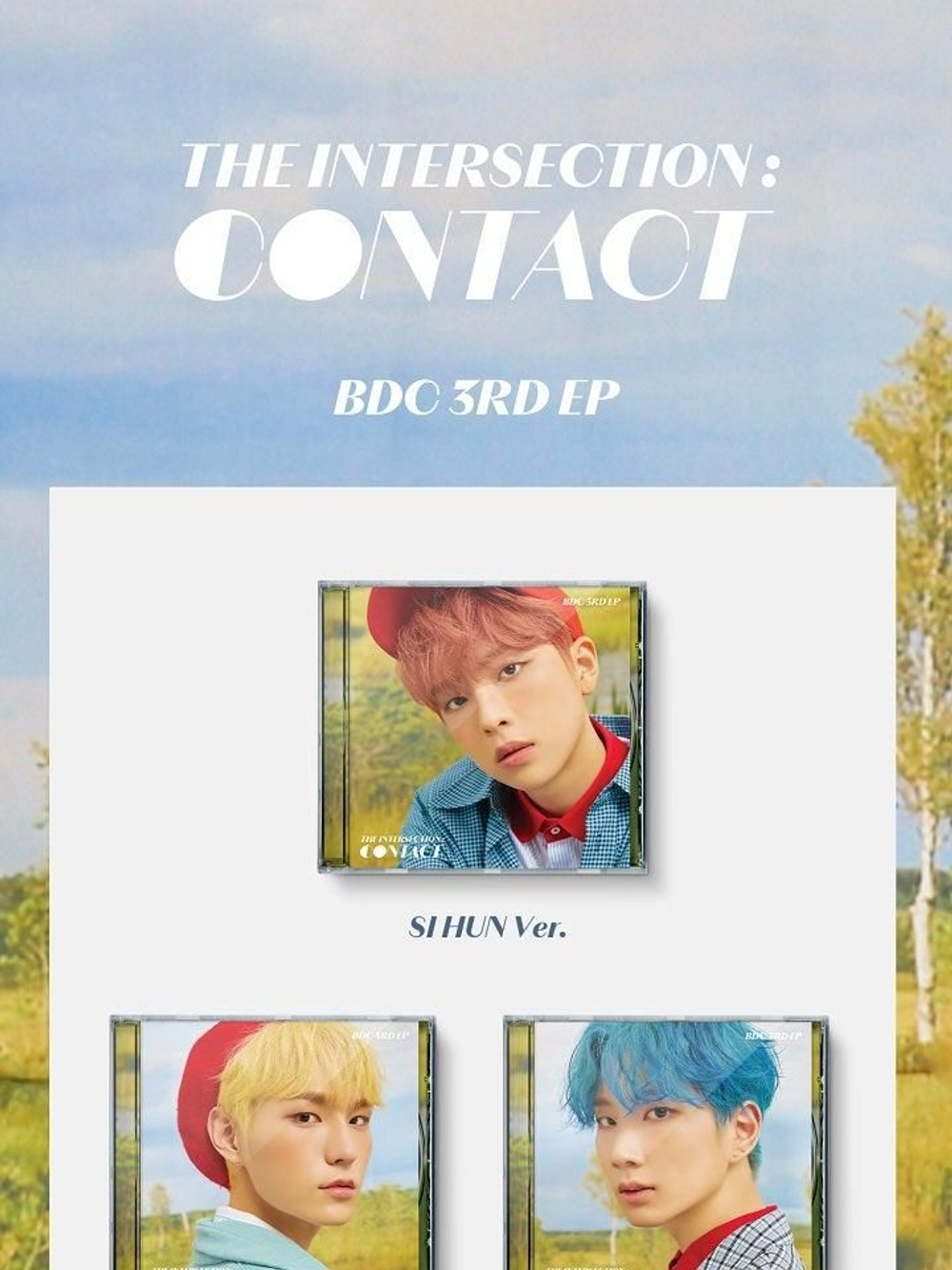 Альбом BDC - THE INTERSECTION : CONTACT 3rd EP Jewel Case RANDOM Version