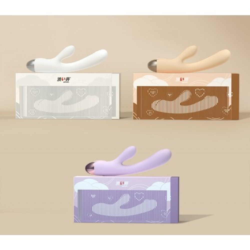 Вибратор-кролик Pada от Drywell белый