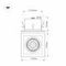Встраиваемый светодиодный светильник Arlight CL-Kardan-S190x190-25W Warm3000 024985