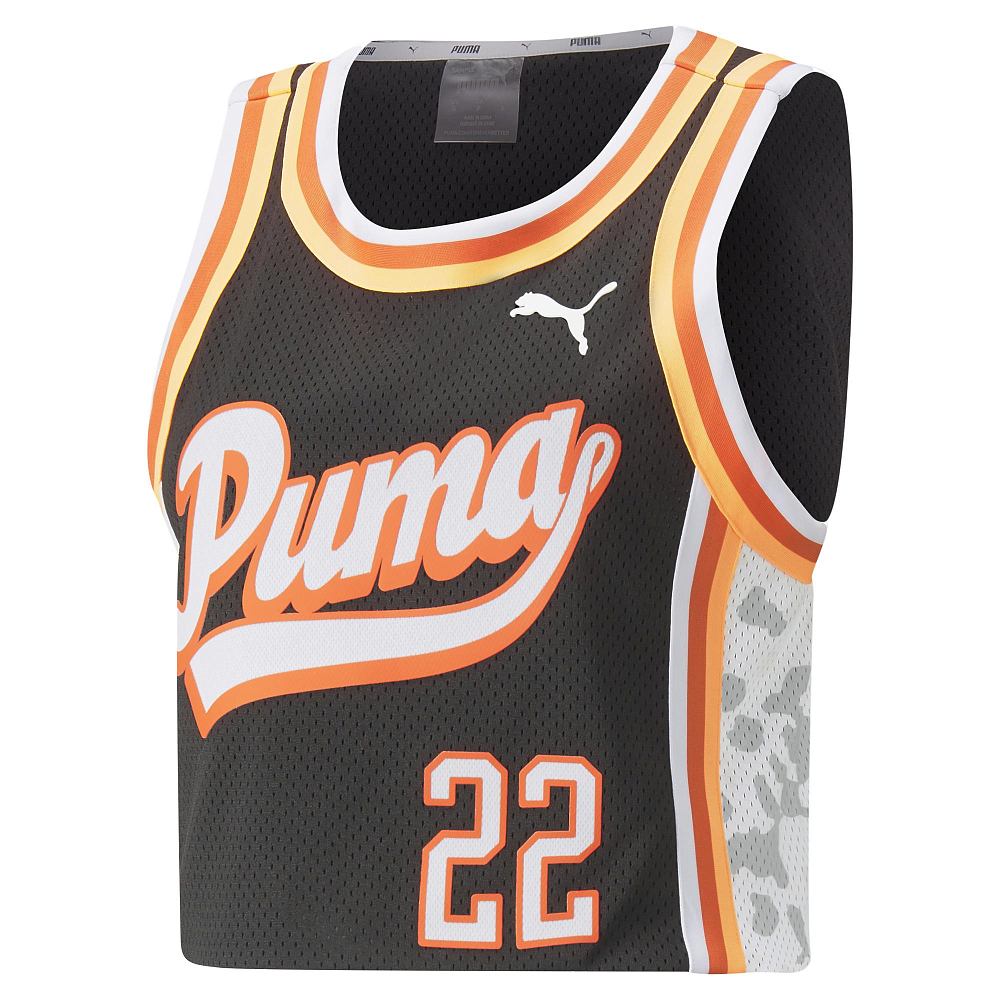Женский топ-бра PUMA Ballin  Crop Jersey AOP