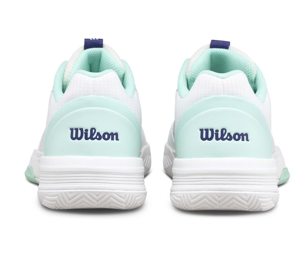 Женские Кроссовки теннисные Wilson Court Glide - white/bay/skipper blue