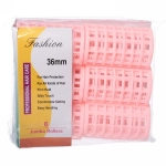 Бигуди пластмассовые с зажимом 6шт, цвет микс, d=36мм