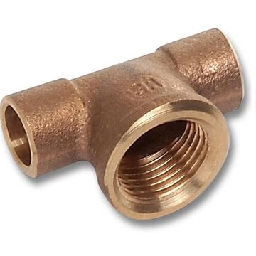 Тройник Sanha 18x3/4" ВР с внутренней резьбой (4130G бронзовые фитинги под пайку)