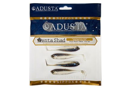 Приманка ADUSTA Penta shad 3" #108 Hiuo